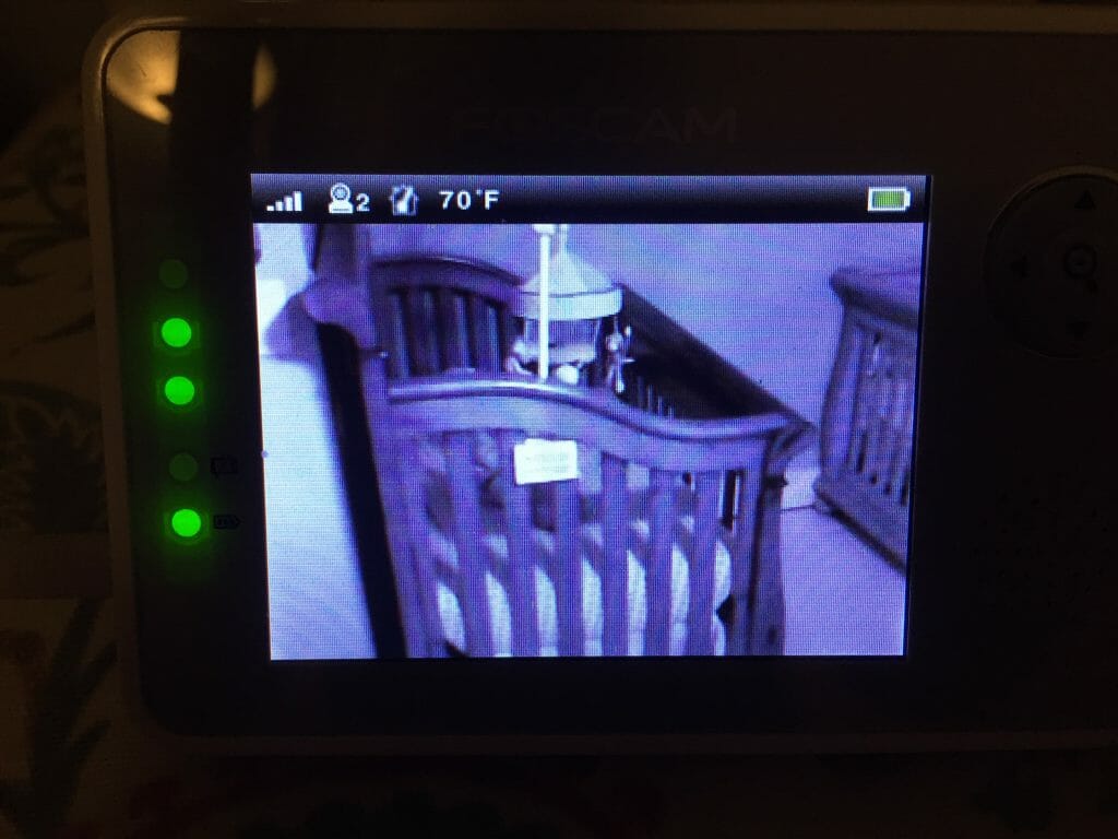 video baby monitor location