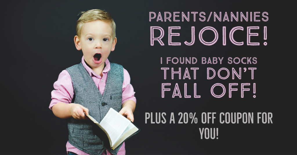 Nannies Rejoice! Baby Socks That Don't Fall Off + 20 Off