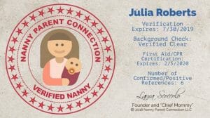 Verified Nanny Badge